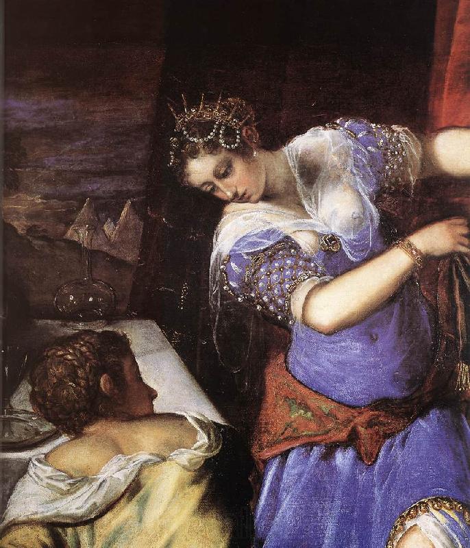 TINTORETTO, Jacopo Judith and Holofernes (detail) s Germany oil painting art